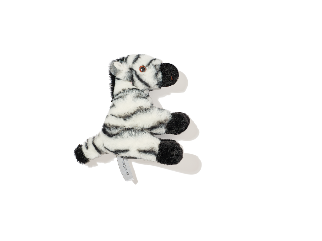 Recycled eco zebra soft toy