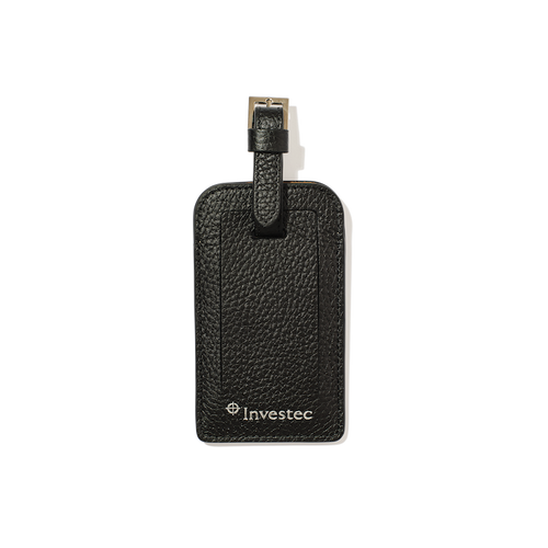 Leather smart luggage tag