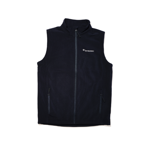 Navy soft shell gilet