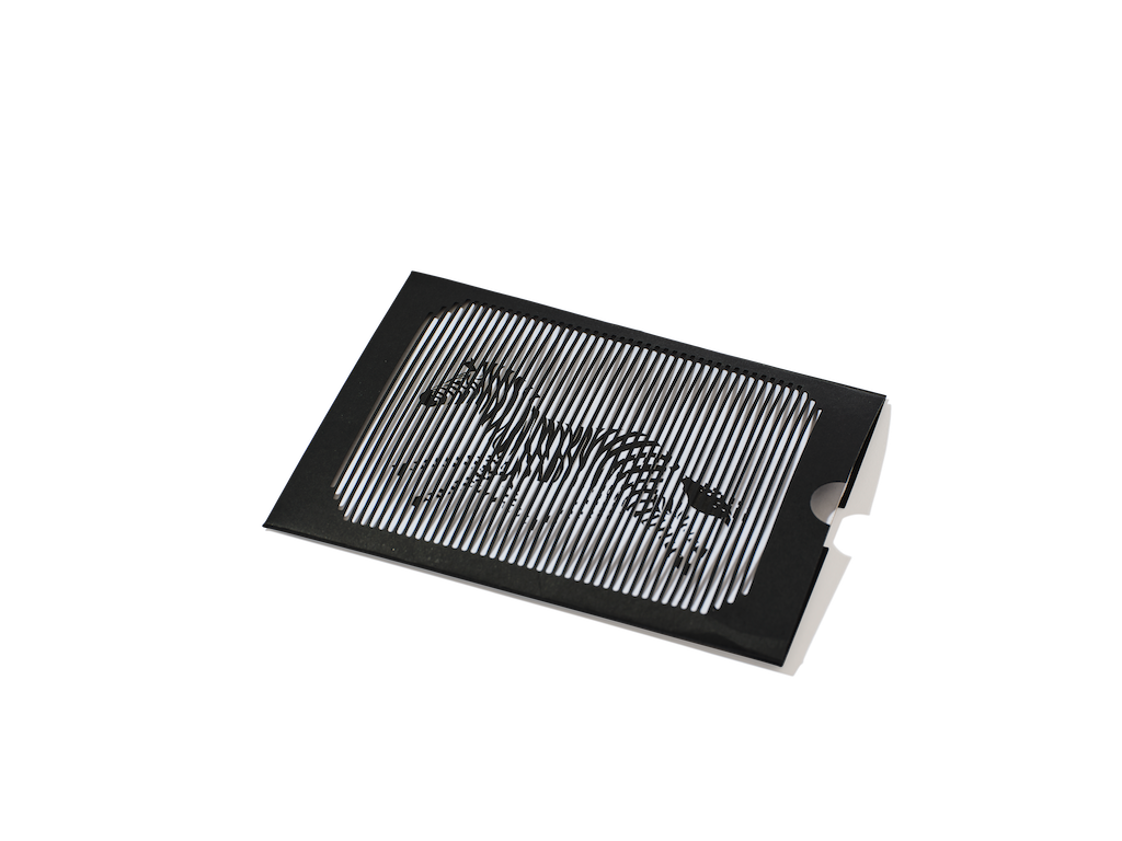 Zebra lenticular giftnote