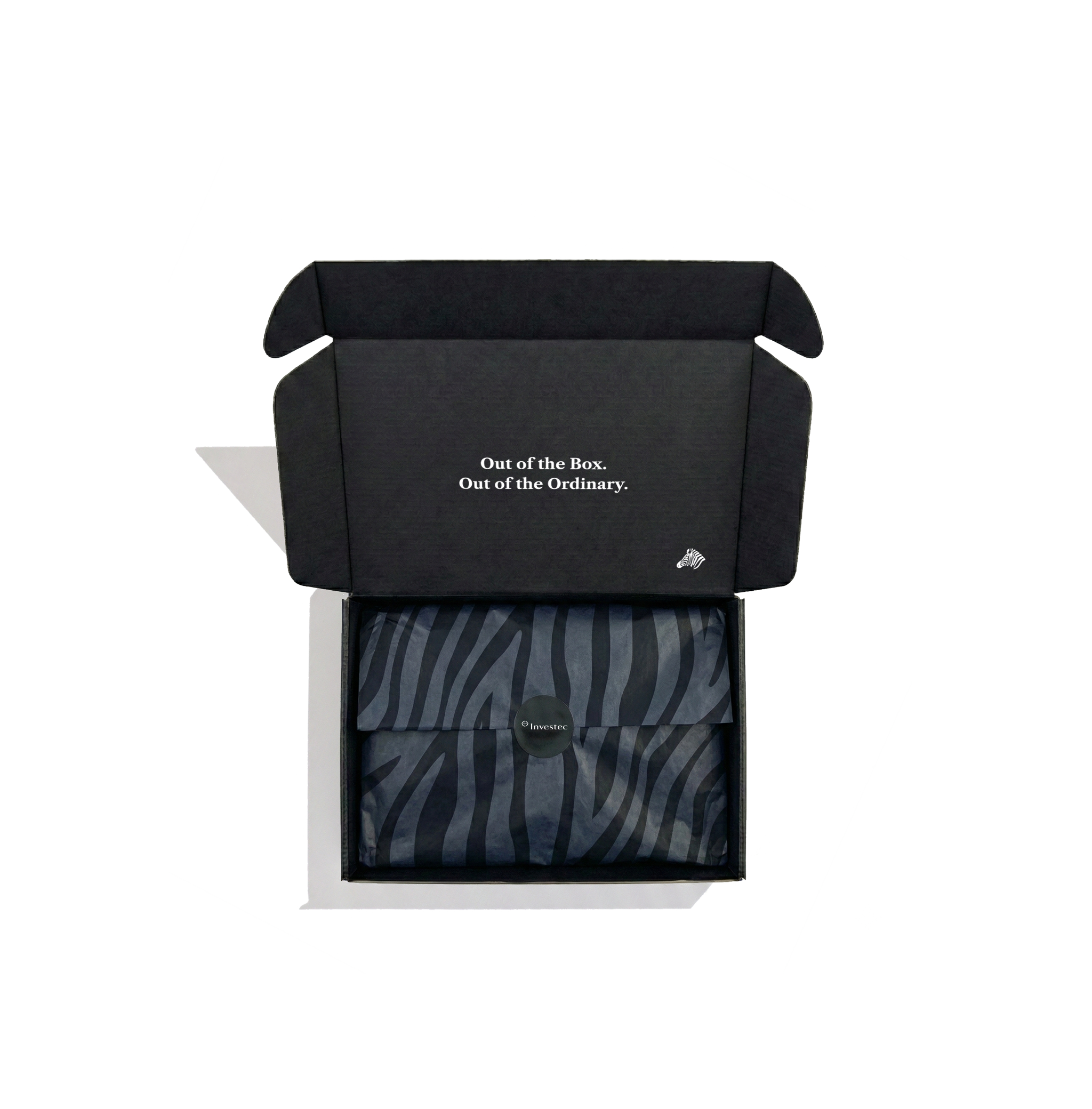 Investec branded packaging