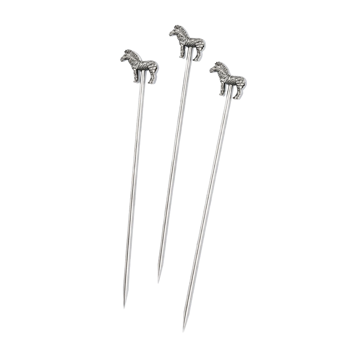 Zebra cocktail sticks (set of 6)