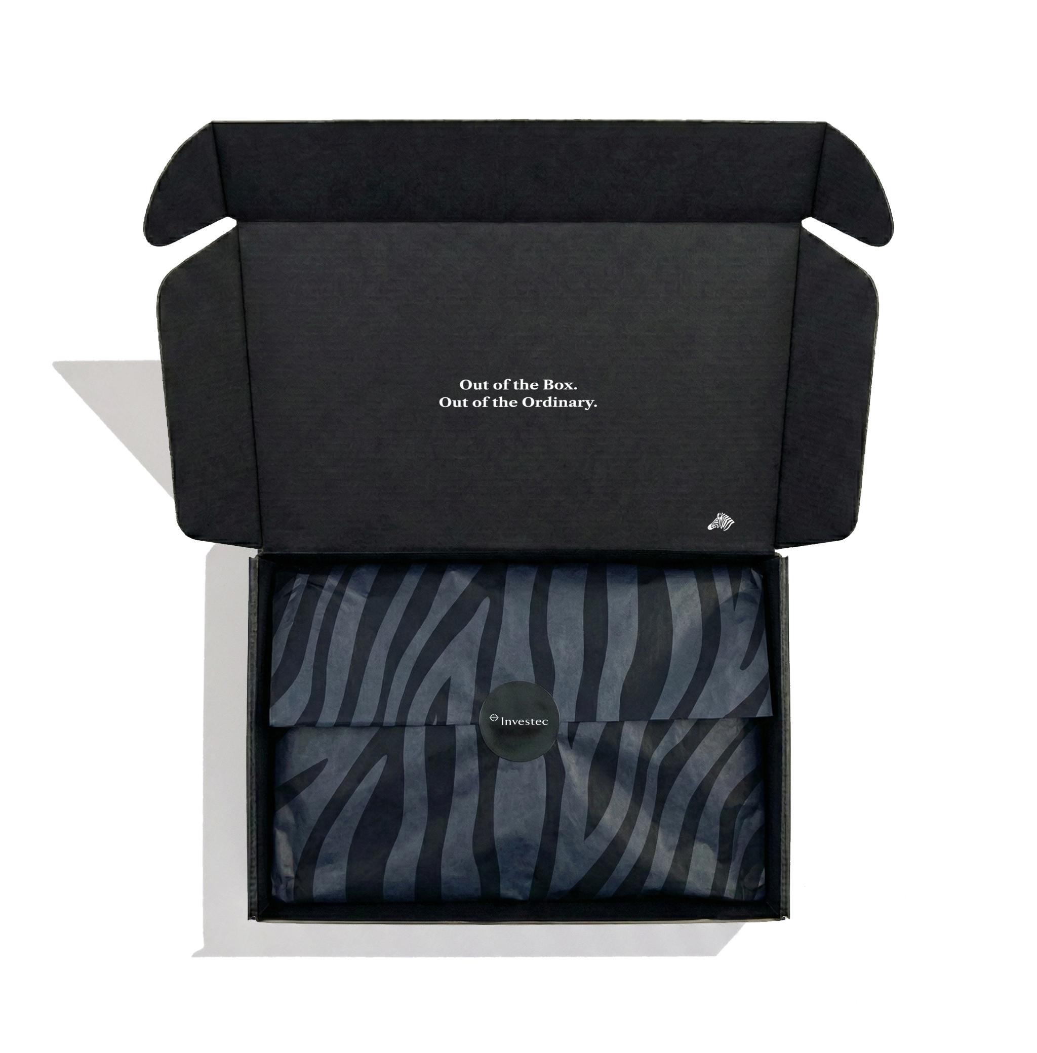 Investec branded packaging